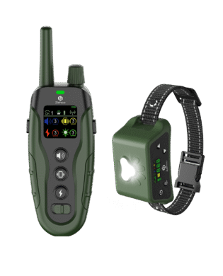 GPS Wireless Fencing and Remote Training 2-in-1( Green,1 Pack)